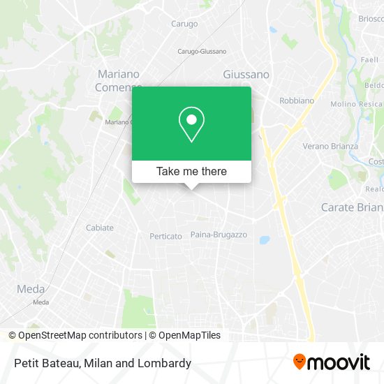 Petit Bateau map