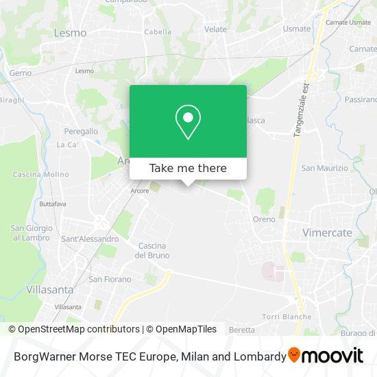 BorgWarner Morse TEC Europe map