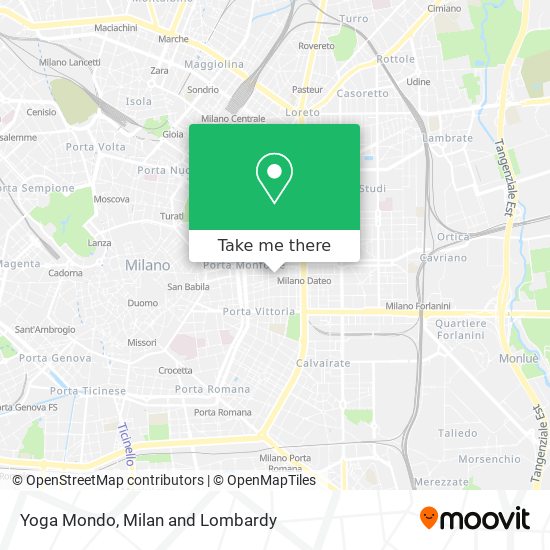 Yoga Mondo map