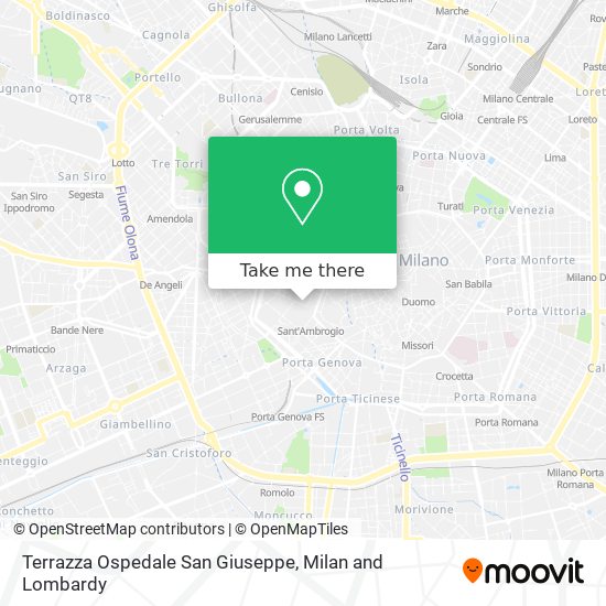 Terrazza Ospedale San Giuseppe map