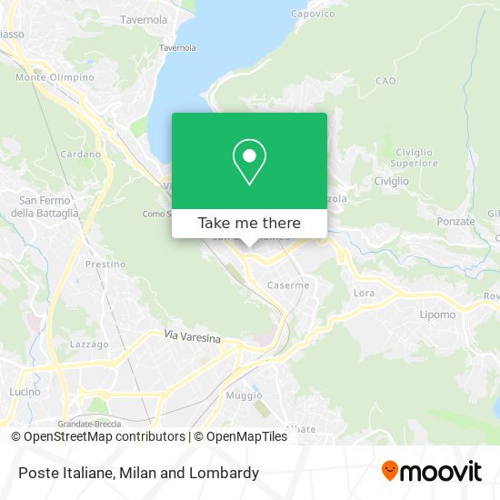 Poste Italiane map