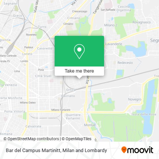 Bar del Campus Martinitt map