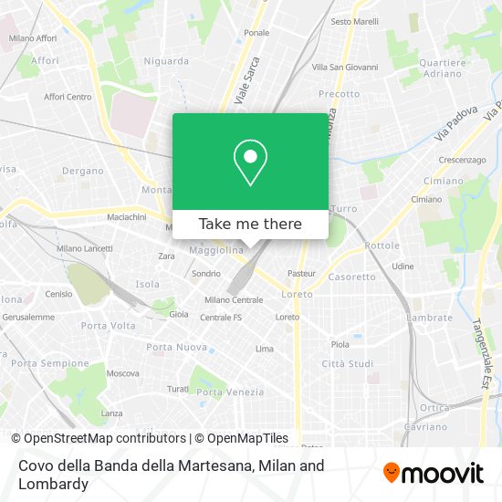 Covo della Banda della Martesana map