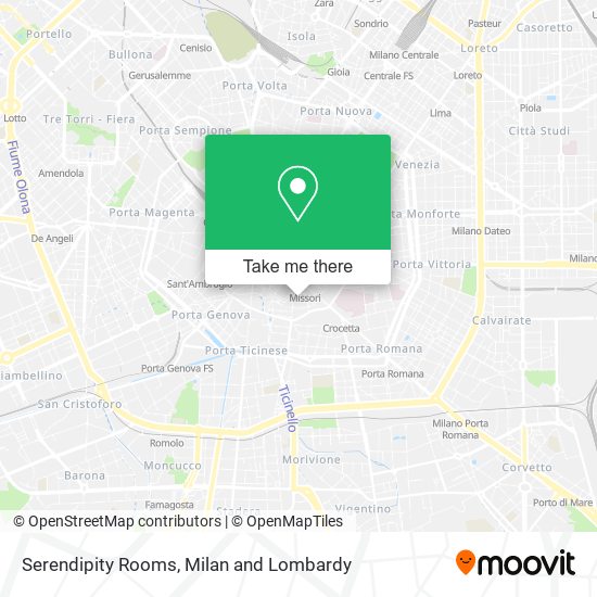 Serendipity Rooms map