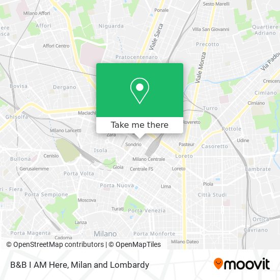 B&B I AM Here map