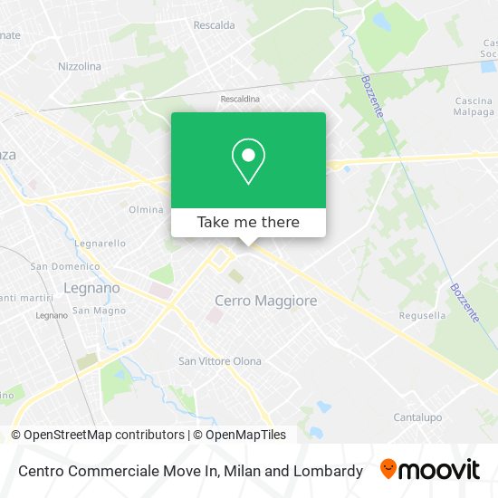 Centro Commerciale Move In map