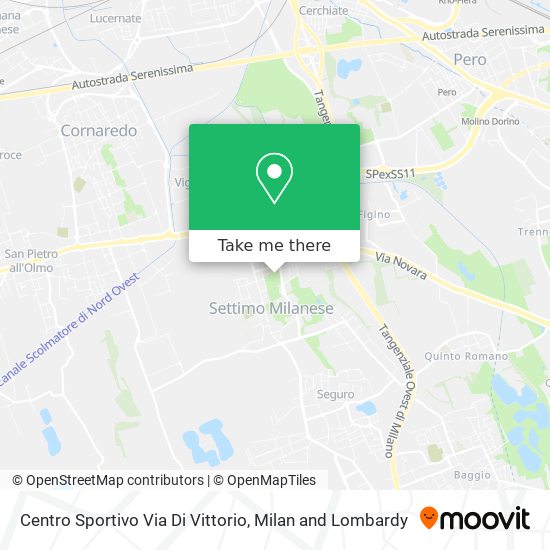 Centro Sportivo Via Di Vittorio map