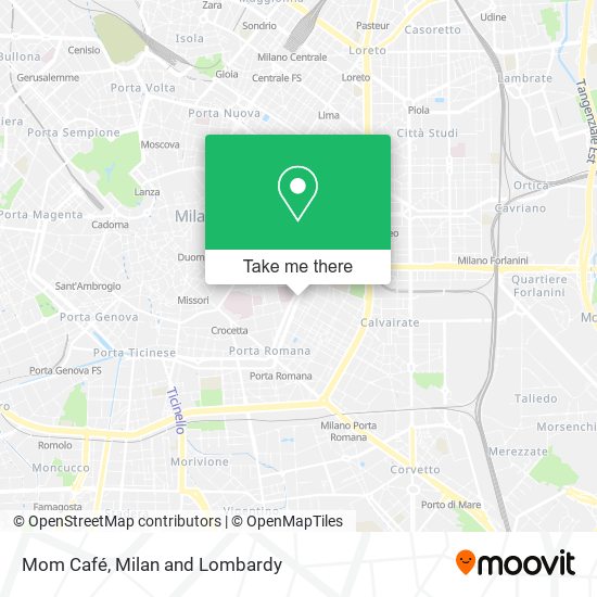 Mom Café map