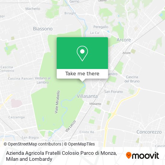 Azienda Agricola Fratelli Colosio Parco di Monza map