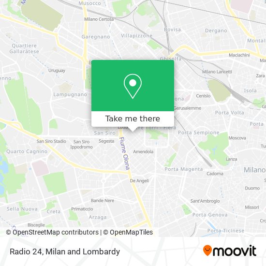 Radio 24 map