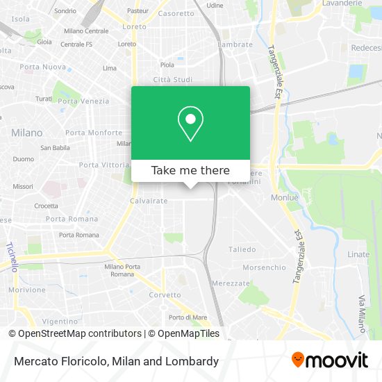 Mercato Floricolo map