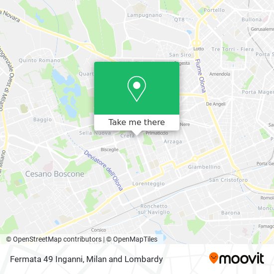 Fermata 49 Inganni map