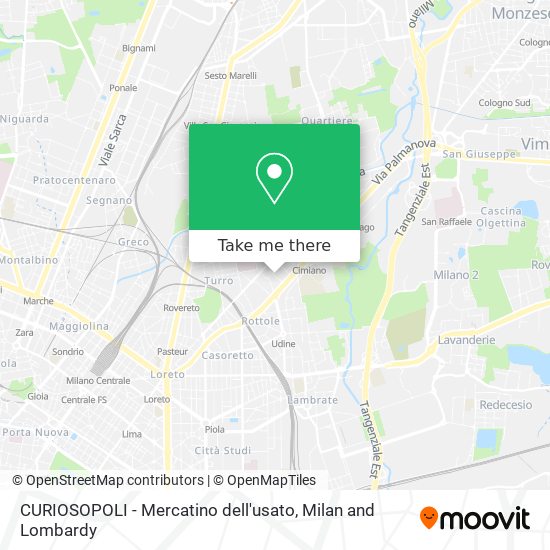 CURIOSOPOLI - Mercatino dell'usato map