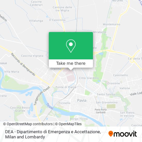DEA - Dipartimento di Emergenza e Accettazione map