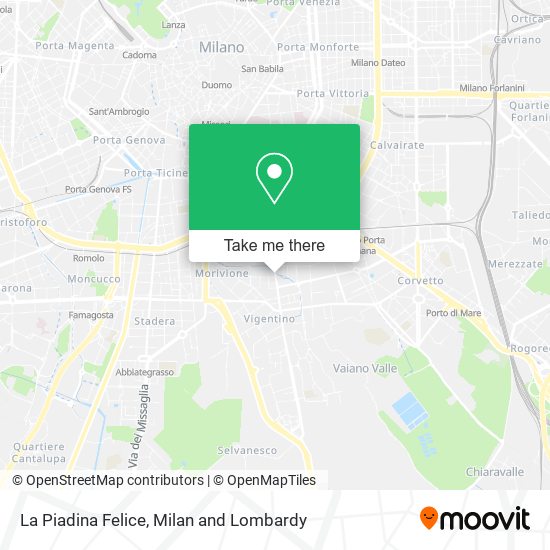 La Piadina Felice map