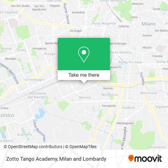 Zotto Tango Academy map