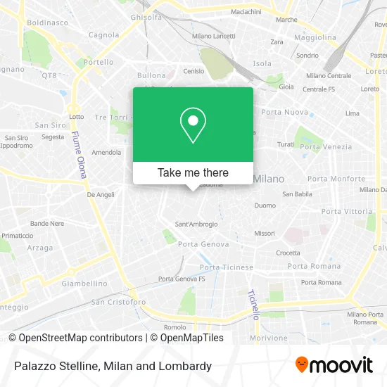 Palazzo Stelline map
