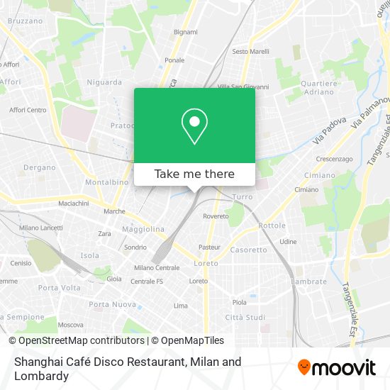 Shanghai Café Disco Restaurant map