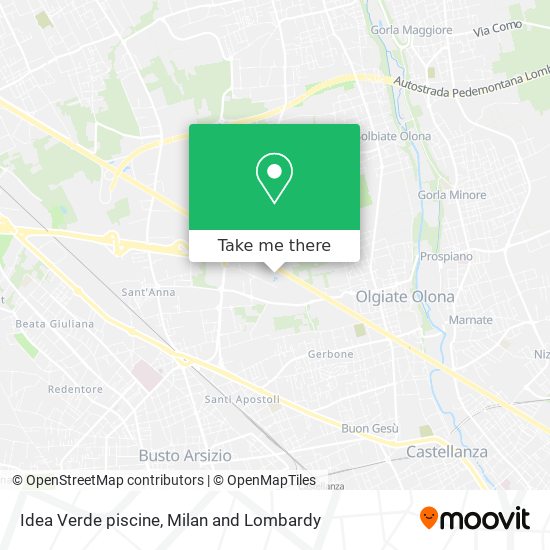 Idea Verde piscine map