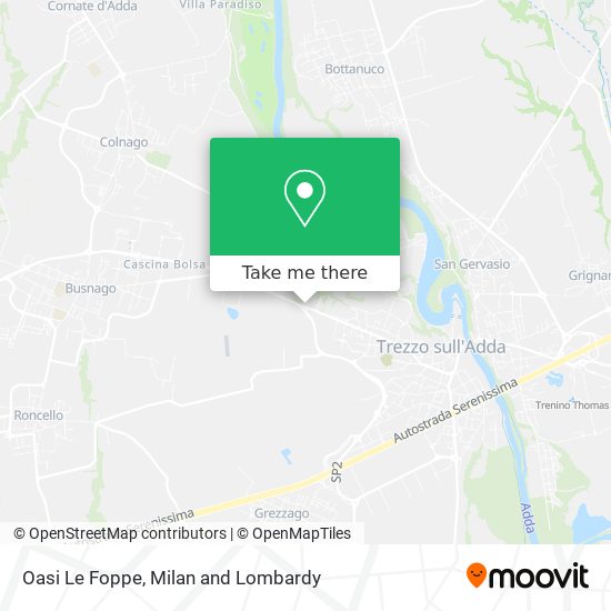 Oasi Le Foppe map