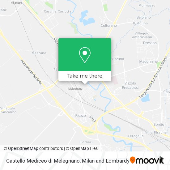 Castello Mediceo di Melegnano map