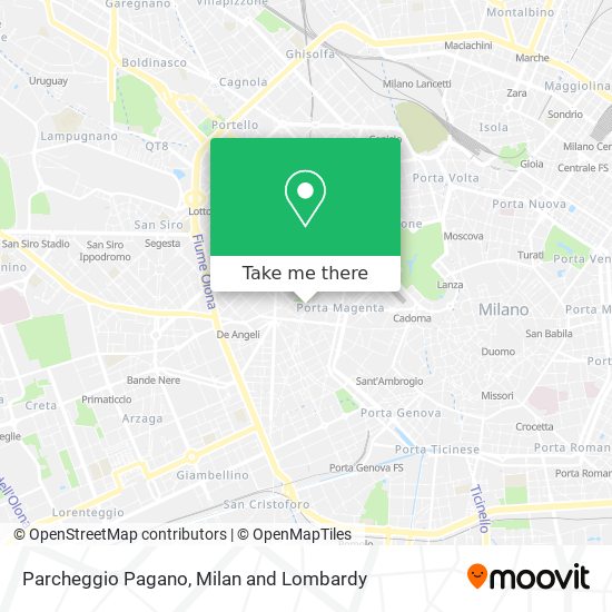 Parcheggio Pagano map