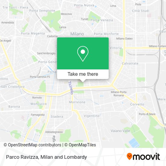 Parco Ravizza map