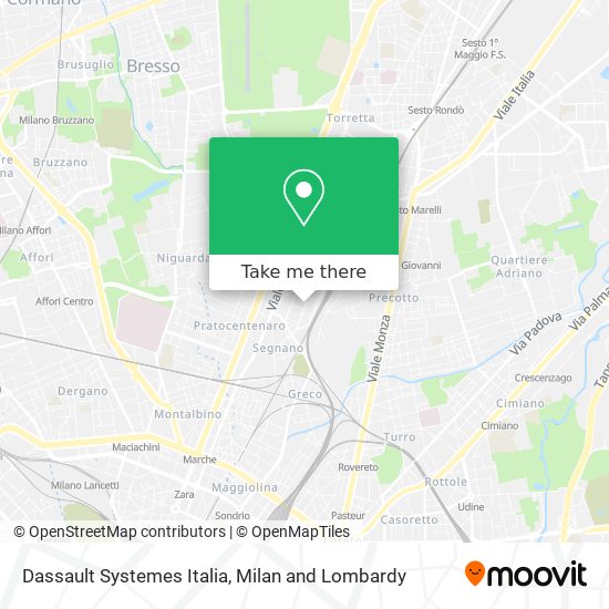 Dassault Systemes Italia map