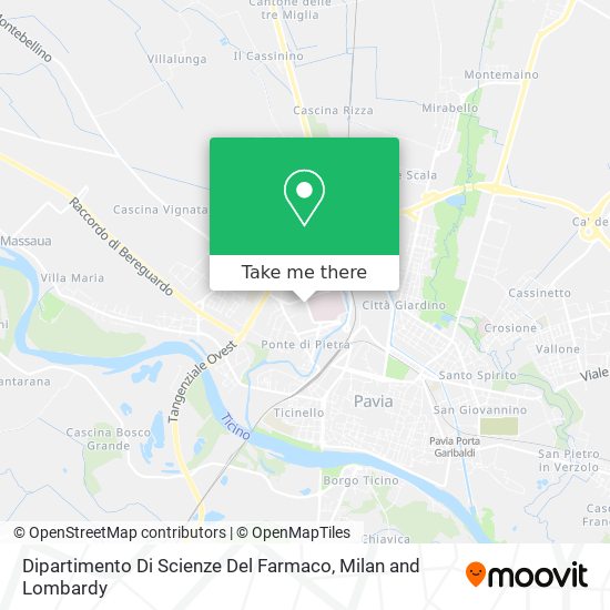 Dipartimento Di Scienze Del Farmaco map