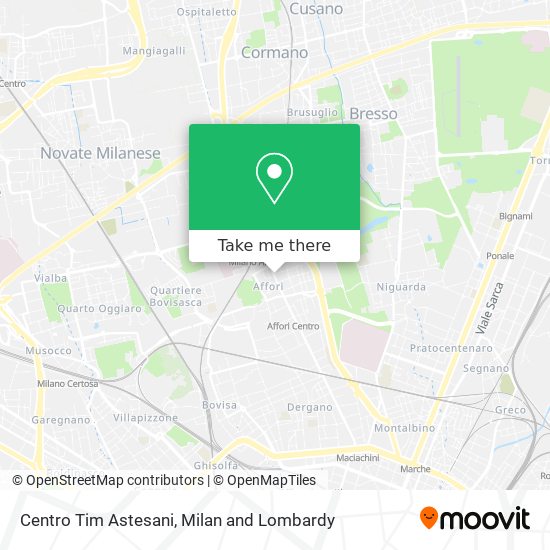 Centro Tim Astesani map