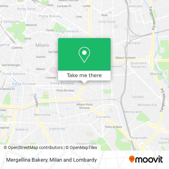 Mergellina Bakery map