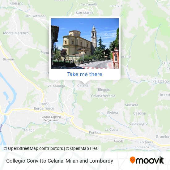 Collegio Convitto Celana map