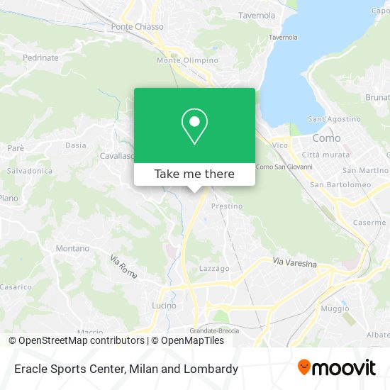 Eracle Sports Center map