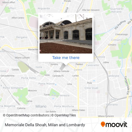 Memoriale Della Shoah map