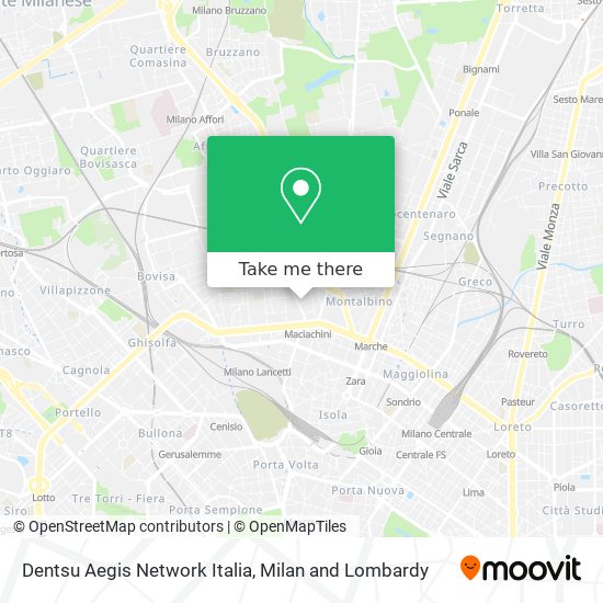 Dentsu Aegis Network Italia map