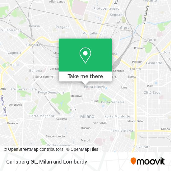 Carlsberg ØL map