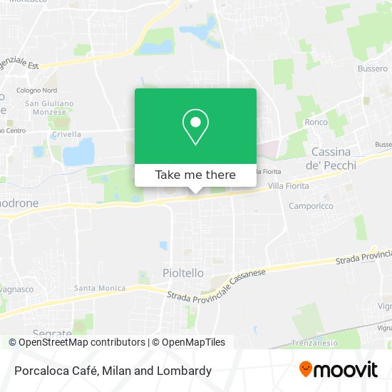 Porcaloca Café map