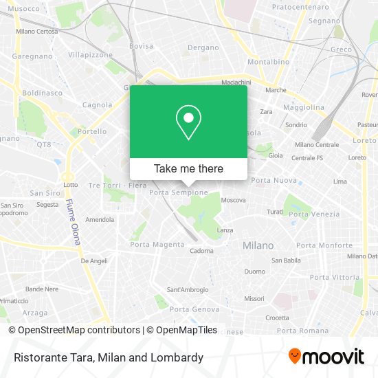 Ristorante Tara map