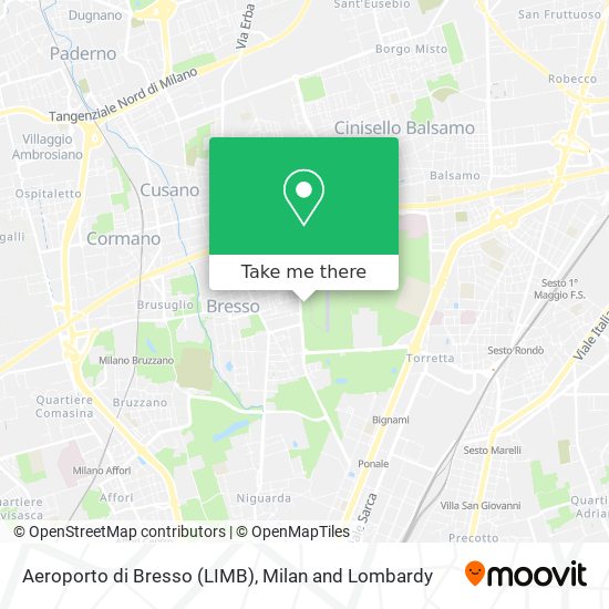 Aeroporto di Bresso (LIMB) map