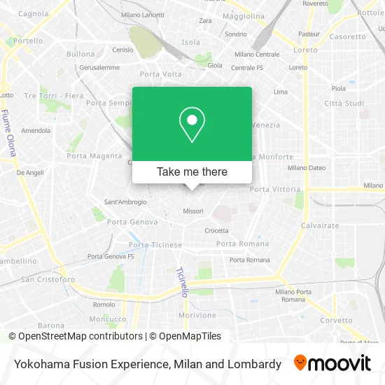 Yokohama Fusion Experience map