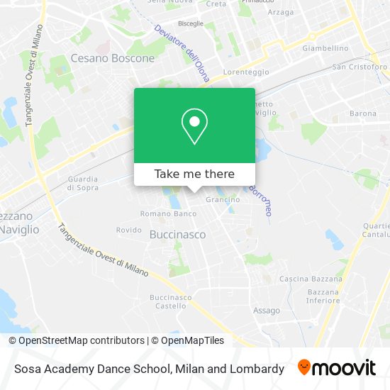 Sosa Academy Dance School map