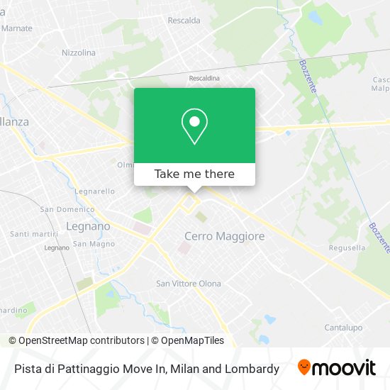 Pista di Pattinaggio Move In map