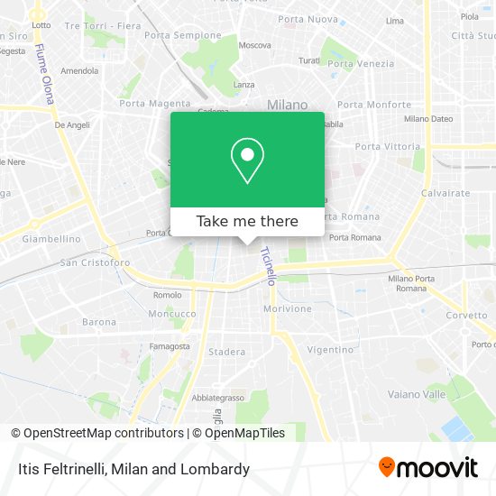 Itis Feltrinelli map