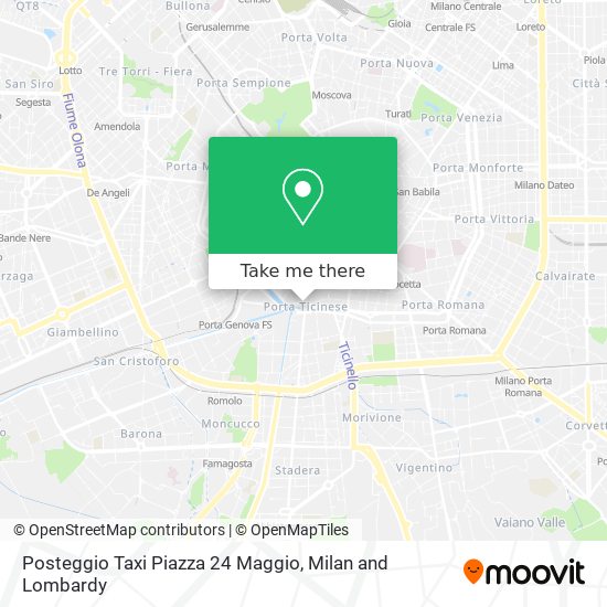 Posteggio Taxi Piazza 24 Maggio map