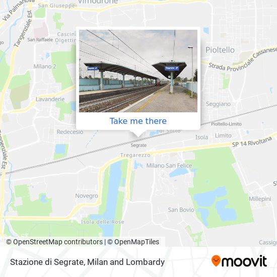 Stazione di Segrate map