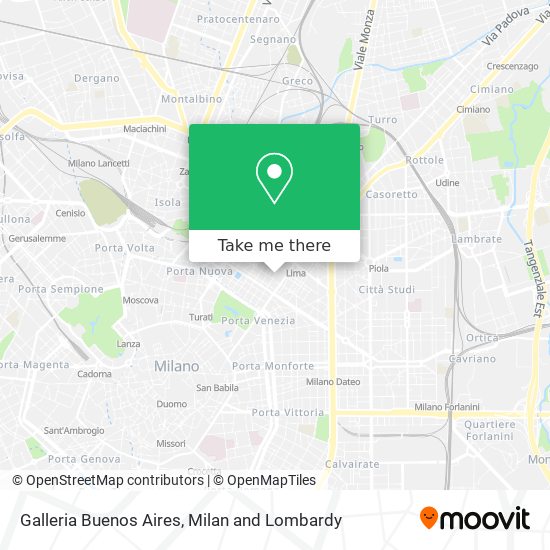 Galleria Buenos Aires map