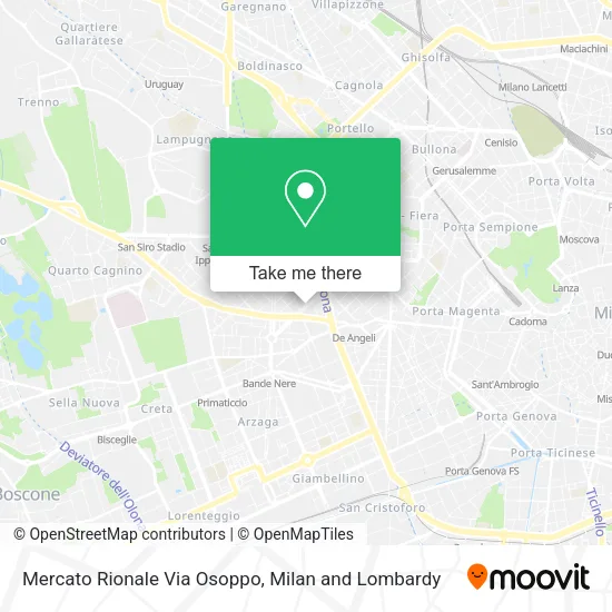 Mercato Rionale Via Osoppo map