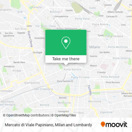 Mercato di Viale Papiniano map