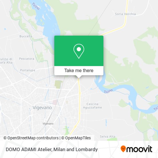 DOMO ADAMI Atelier map