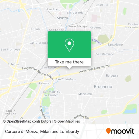 Carcere di Monza map